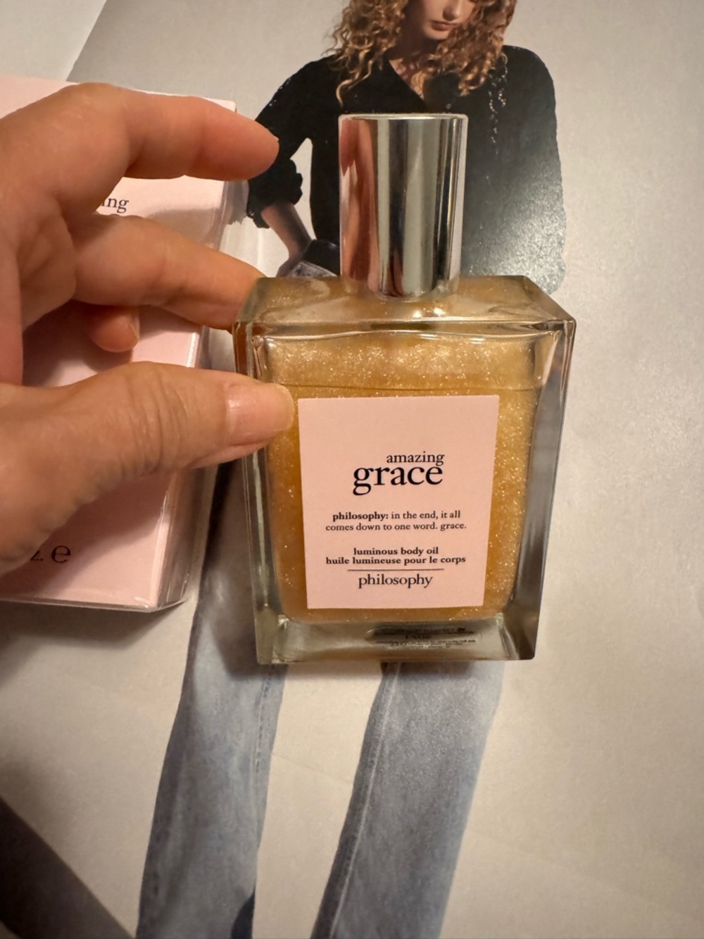Philosophy Pure Grace Luminous Body Oil - Shimmering Gold Bottles 🪴firm🪴 - Picture 4 of 5